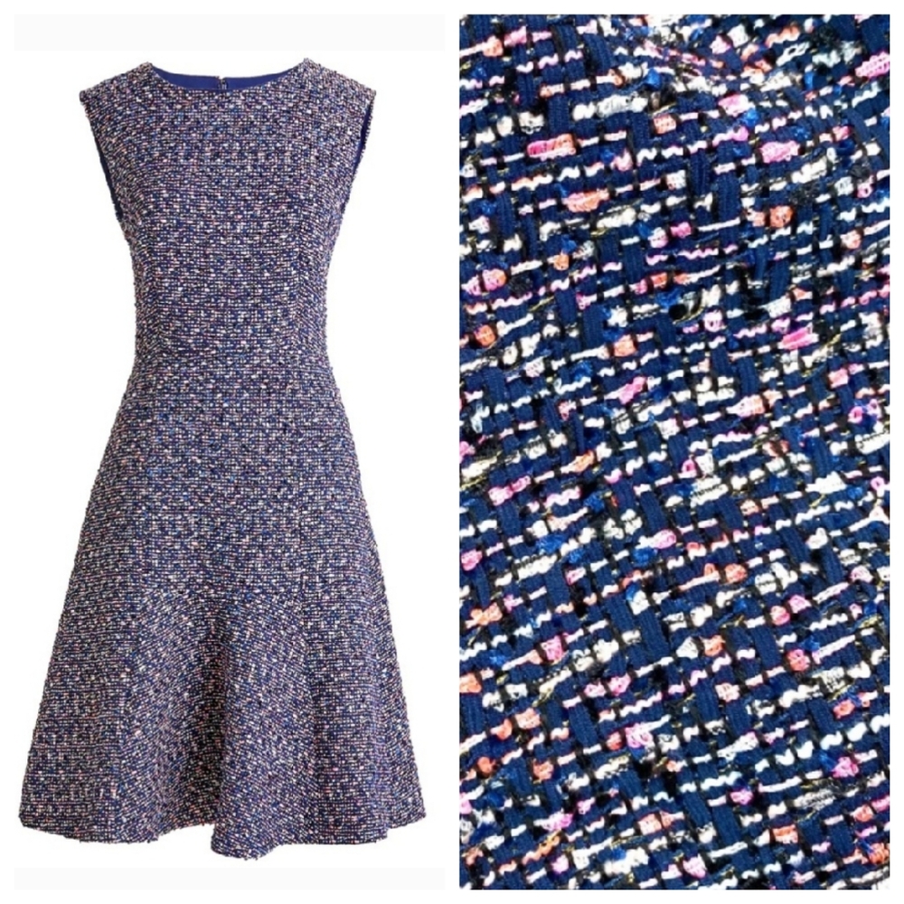 NWT J Crew Confetti Tweed Knit Party Dress